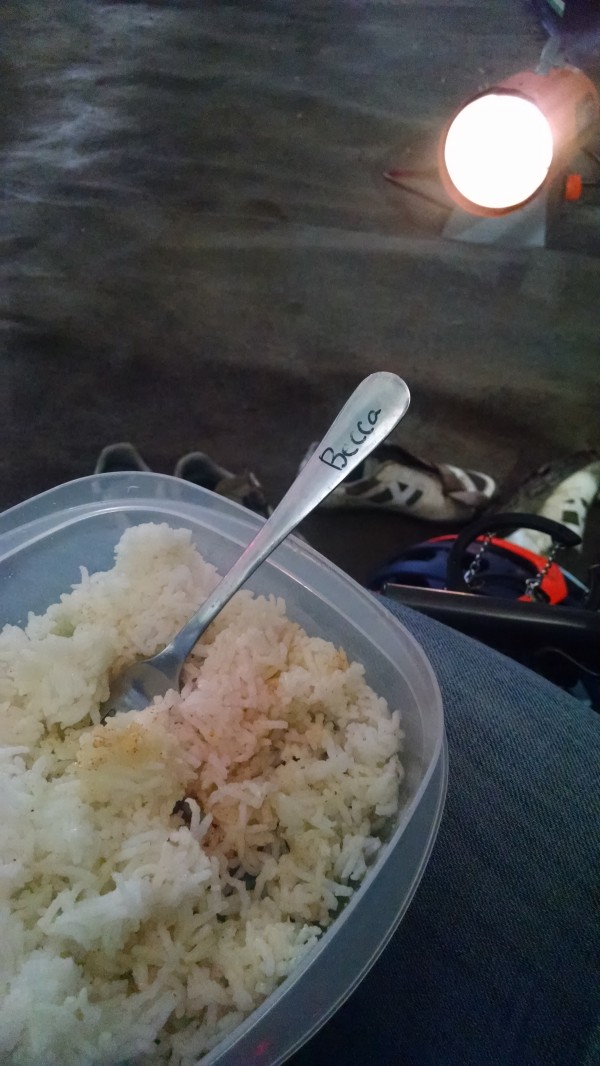 Friday night recovery: rice and a heater